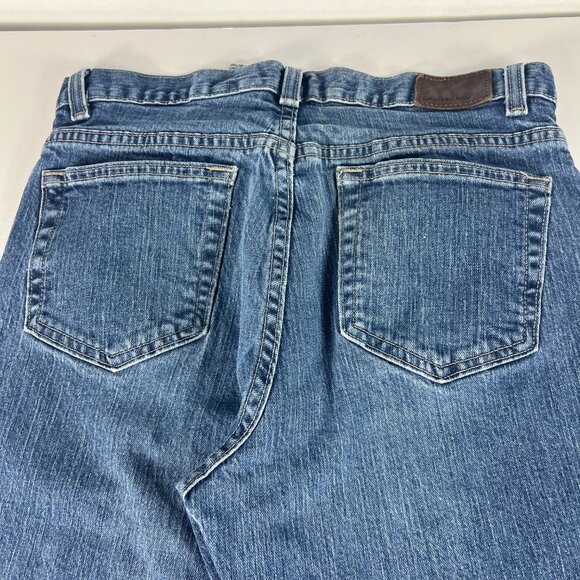 Y2K Calvin Klein Jeans Women's Measured 30x29* Slim Boot Cut Blue Denim Tag 10 - Picture 10 of 16
